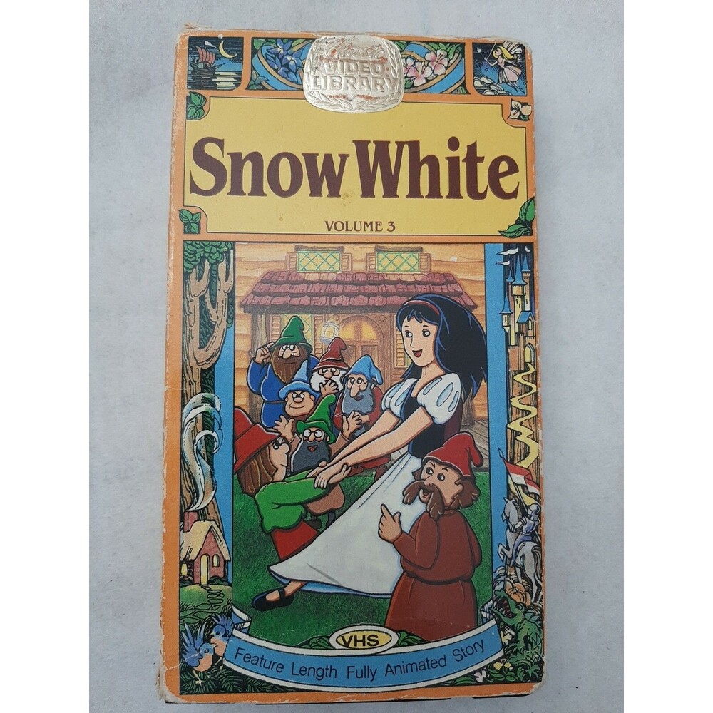 Snow White Volume 3 (VHS, 1989, GTK/Nippon Animate/Saban Productions) Ultra Rare